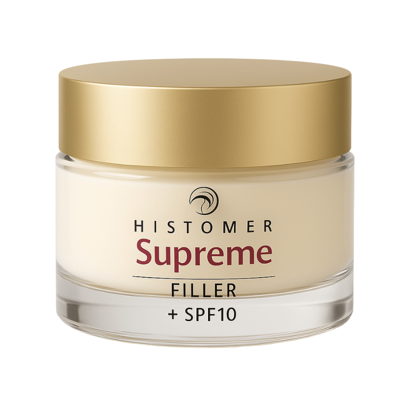 Histomer BIO HLS Supreme Filler Jar with Gold Cap – Anti-Wrinkle Day Cream with SPF10