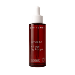 Histomer Formula 301 Anti Age Night Drops – Red glass bottle with white dropper, anti-aging night serum for wrinkle reduction, skin renewal, and hydration - E11 Store