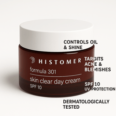 Histomer Formula 301 Skin Clear Day Cream SPF 10 – Anti-Blemish Moisturizer for Oily Skin