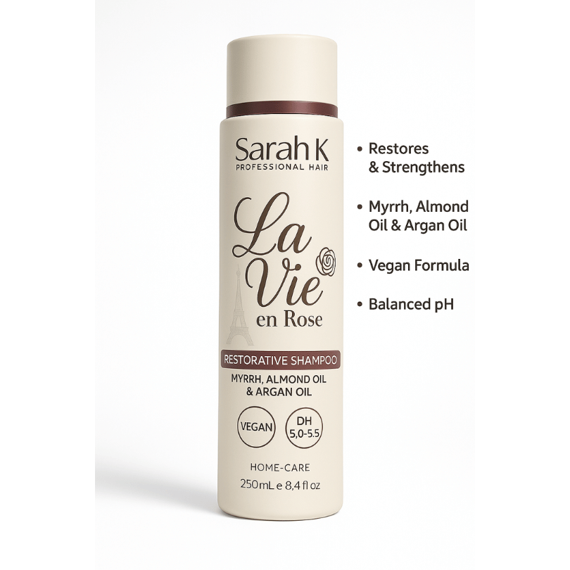 Sarah K La Vie en Rose Restorative Shampoo – Vegan, Sulfate & Paraben Free