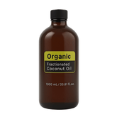 Organic Fractionated Coconut Oil – 1000 mL | Skin, Hair & Massage Use - E11 Store