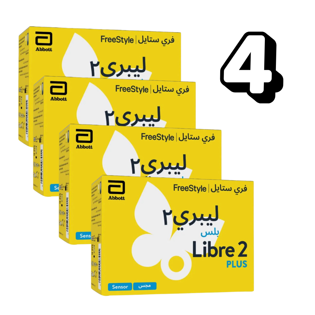 Abbott Freestyle Libre 2 Plus Glucose Sensor (4 Pack)