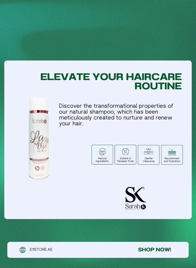 Sarah K Shampoo, e11store.ae