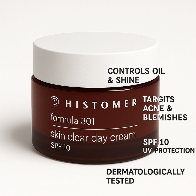 Histomer Formula 301 Skin Clear Day Cream SPF 10 – Anti-Blemish Moisturizer for Oily Skin