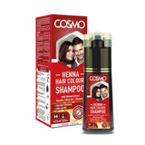 Henna Hair Colour Shampoo – 180ml | 100% Grey Coverage | Ammonia - Free with Henna, Keratin, Olive Oil & Vitamin E - E11 Store