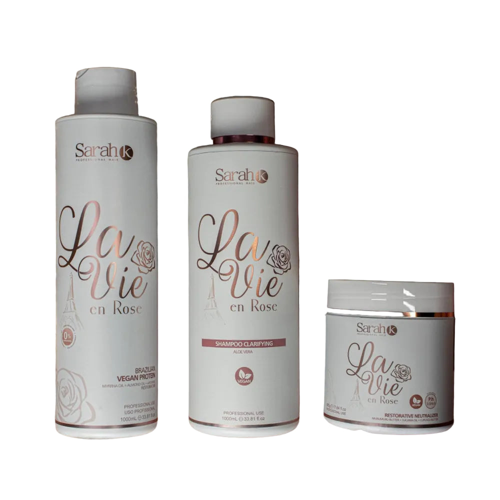 La Vie en Rose Shampoo, Conditioner & Hair Mask Set available at E11 Store