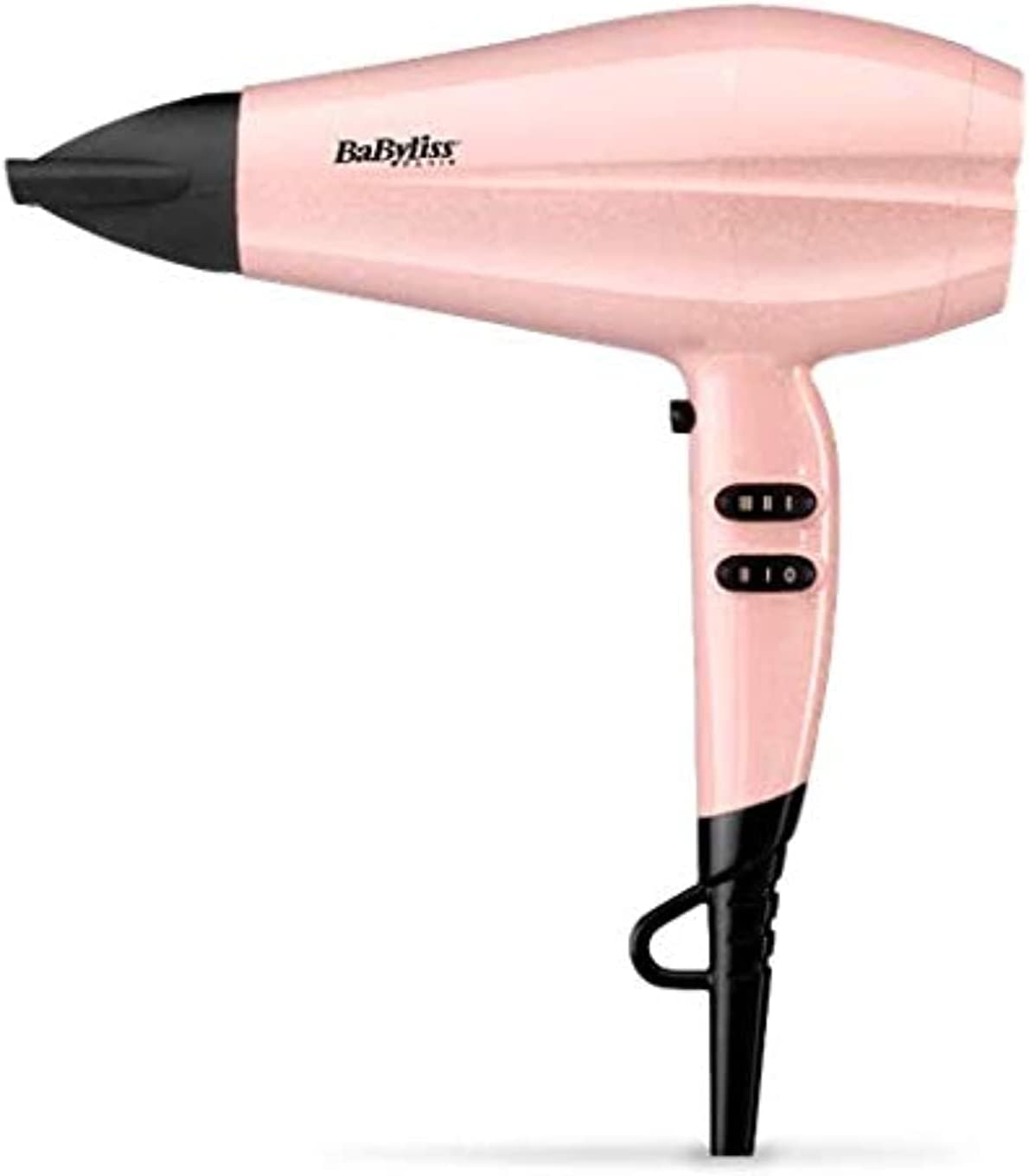 Babyliss Hair Dryer Compact 2200W, Rose Blush Advanced Ionic Frizz Control 3 Heat 2 Speed Settings With Cool Shot Light  - E11 Store
