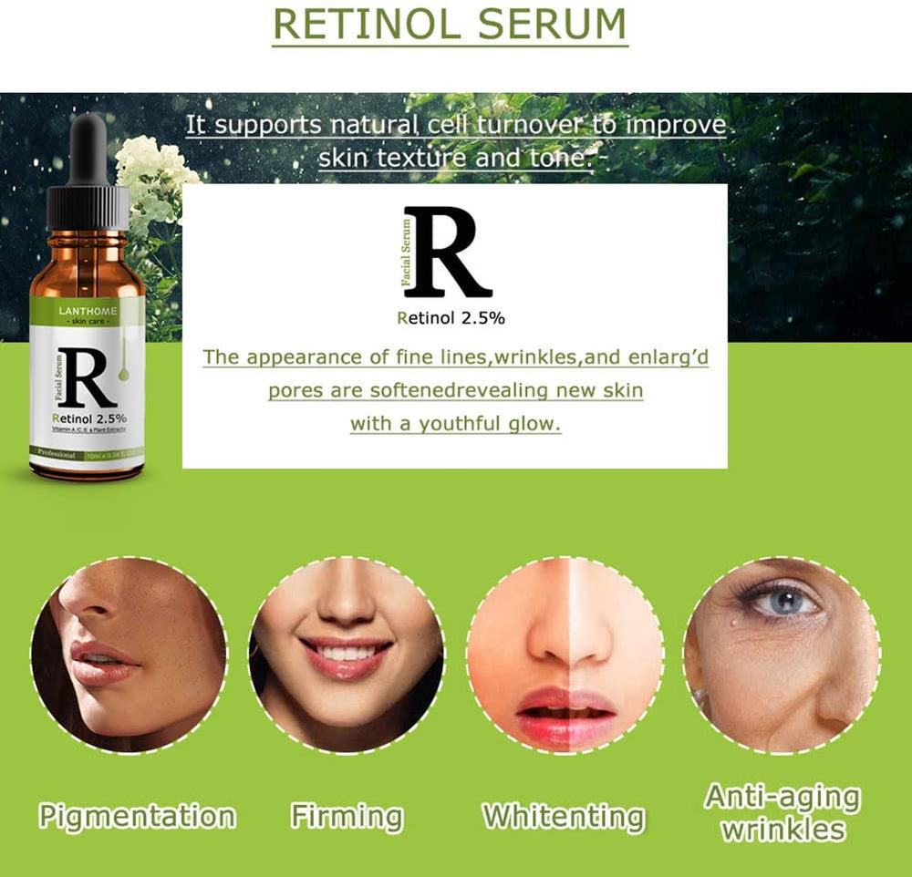 Lanthome Retinol 2.5% Vitamin A/C/E Facial Serum - E11 Store