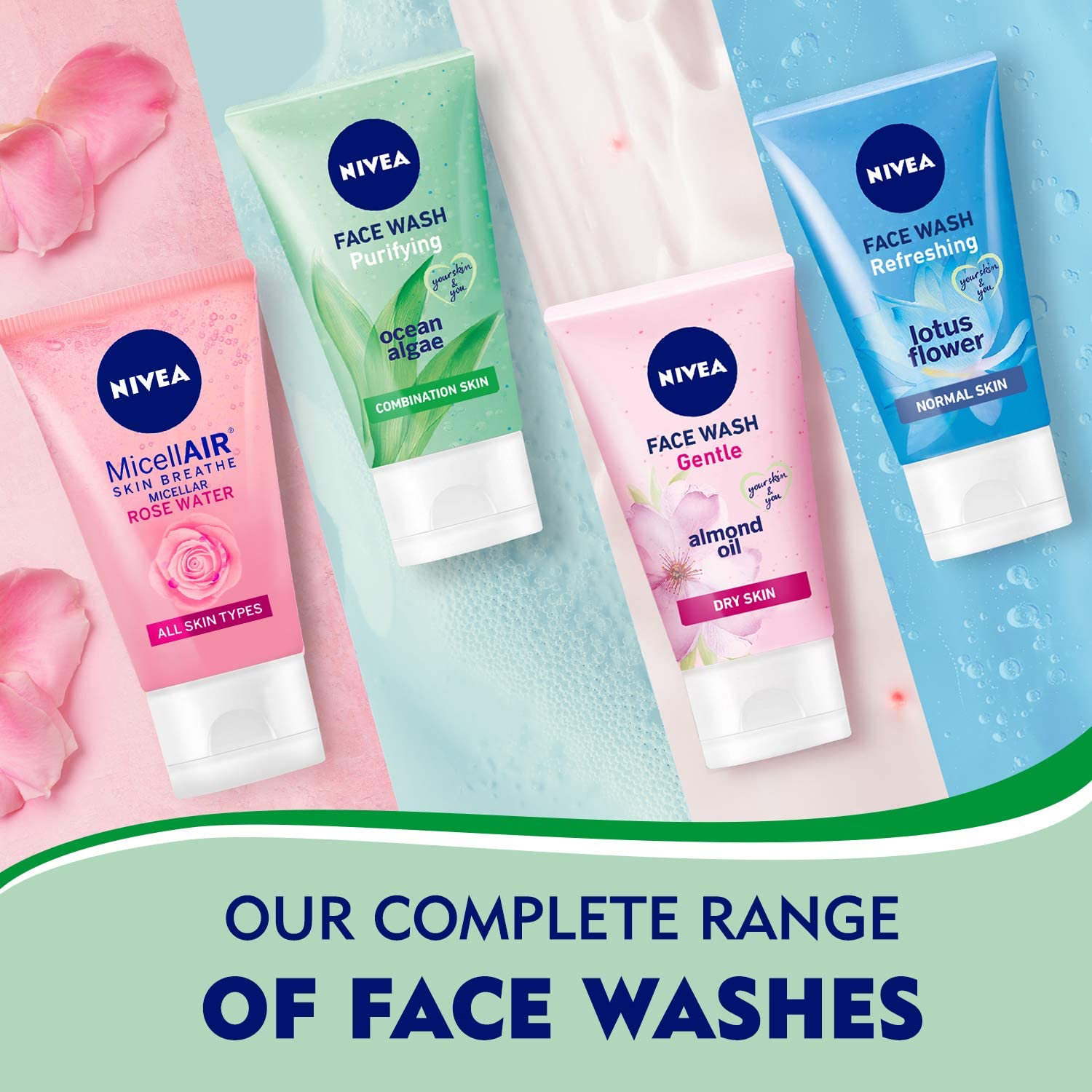 NIVEA Face Wash Cleanser Purifying Cleansing Combination Skin