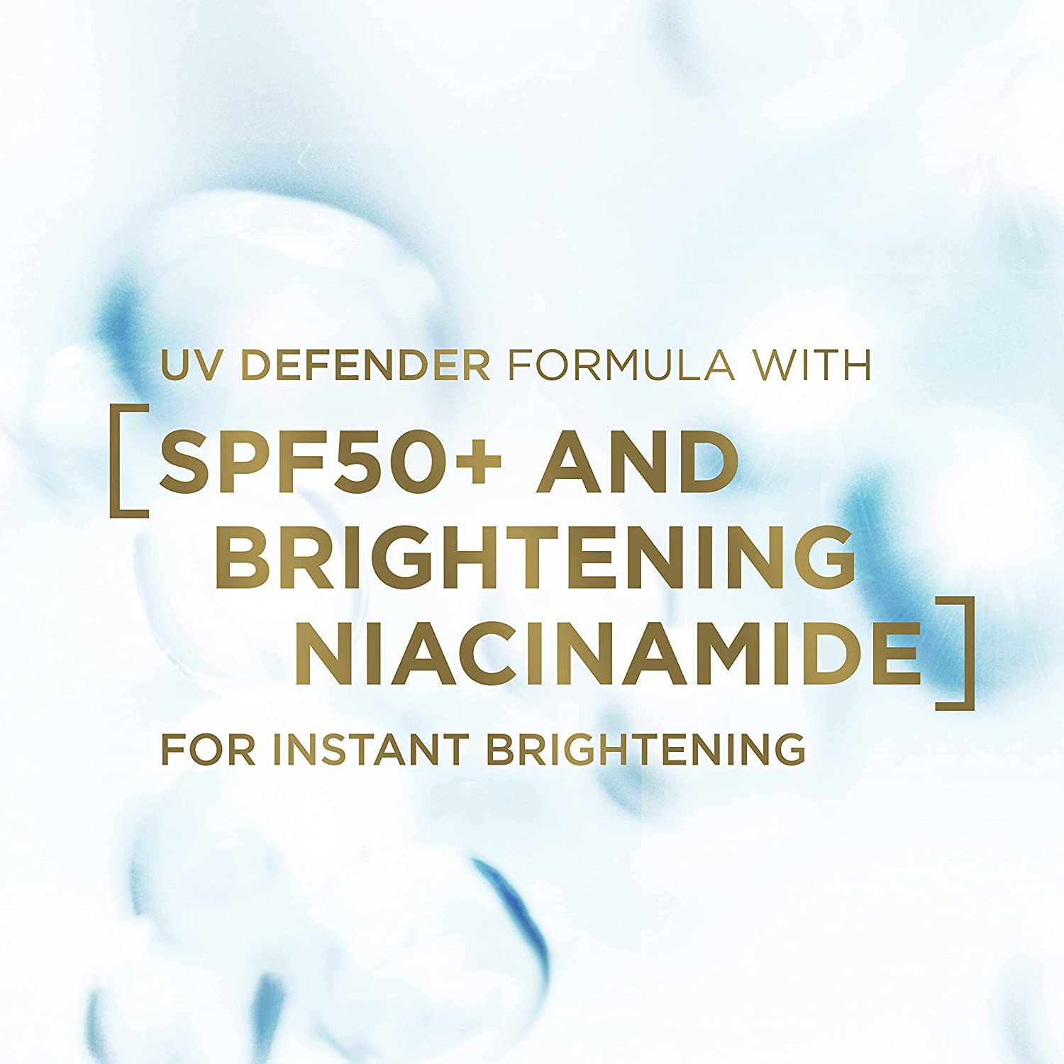 UV Defender Instant Bright Daily Anti-Ageing Sunscreen SPF 50+ with Hyaluronic Acid 50ml