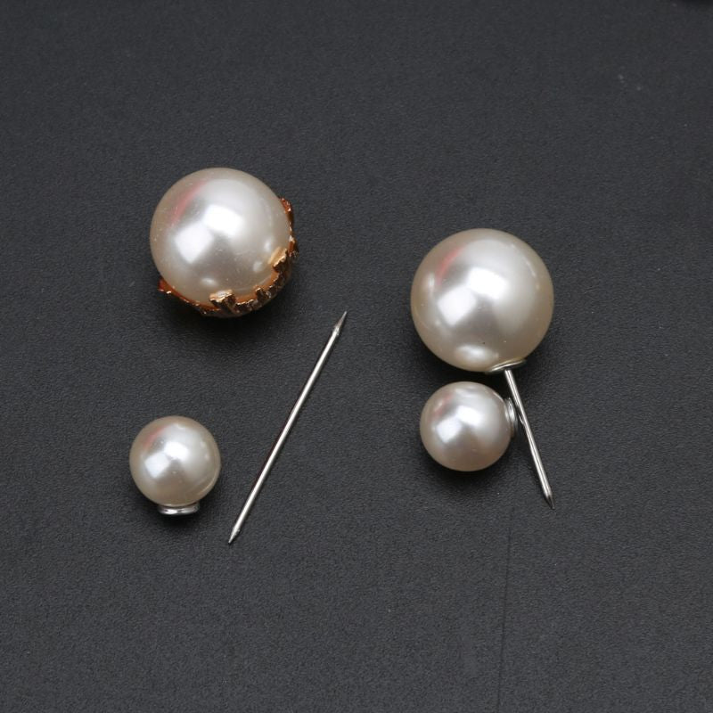 Faux Pearl Brooch Pins For Sweater, Shawl, Clip Dress, Cardigan Collar - E11 Store