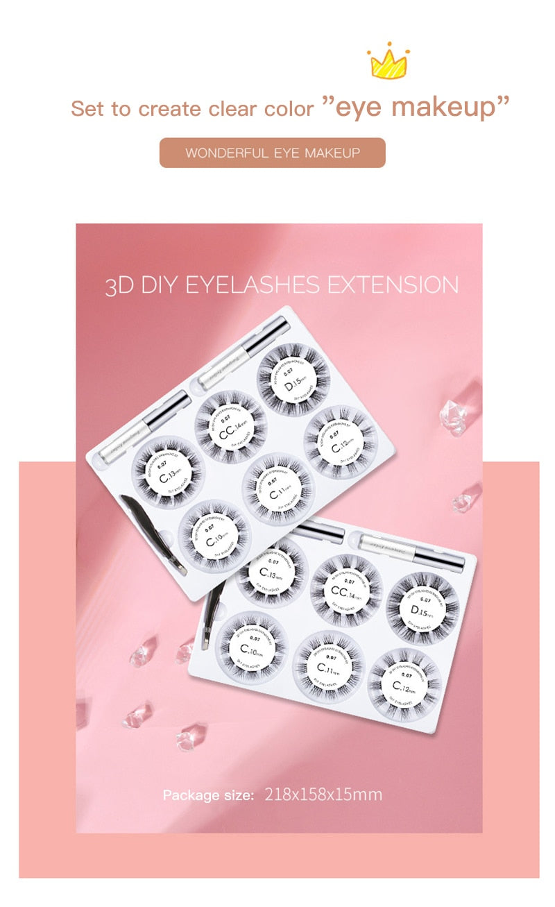 Diy Eyelashes Extension Kit