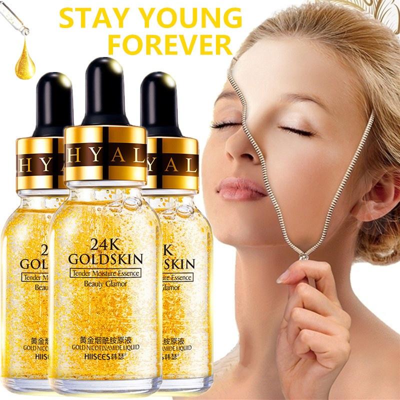 24K Gold Serum Tender Moisture Essence Face Serum - E11 Store