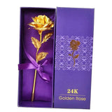 E11 Store, 24K Gold Plated Golden Rose Flower For Valentine's Day Lovers' Gift